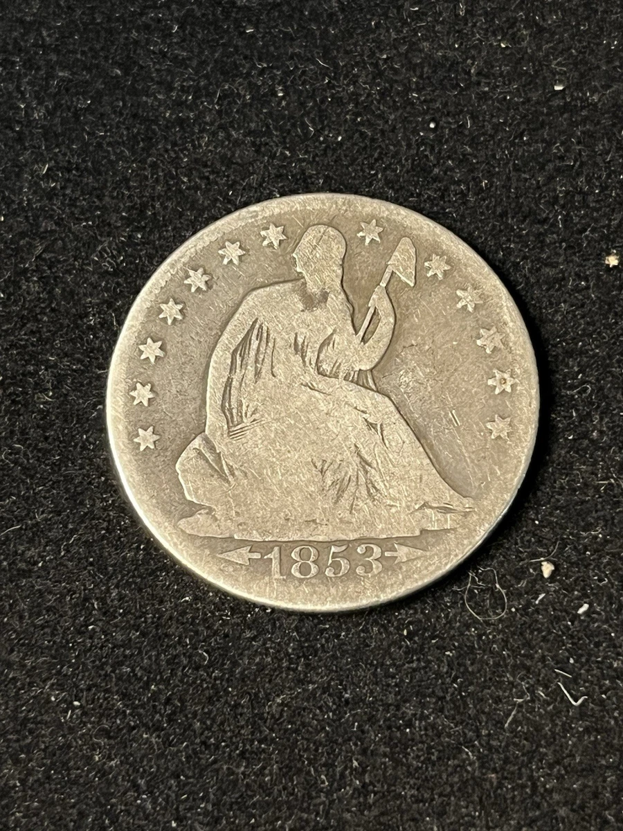 1853 Year Seated Liberty Half Dollars (1839-1891) for sale | eBay