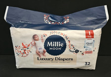 New Millie Moon Luxury Diapers - Size 1 - 32CT - SEALED - B-11 