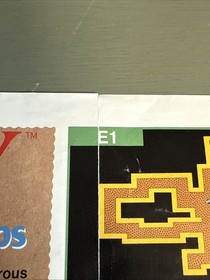 Final Fantasy Dungeon Maps Strategies Foldable Poster NES Nintendo Manual Only#5