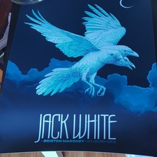 Jack White Briston Maroney Concert Art Print Illustration Tulsa OK May 24