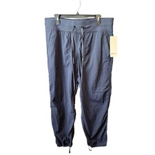 Lululemon Dance Studio Mid-Rise Pant Short 14 Blue Charcoal LW5GIDS Jogger NWT
