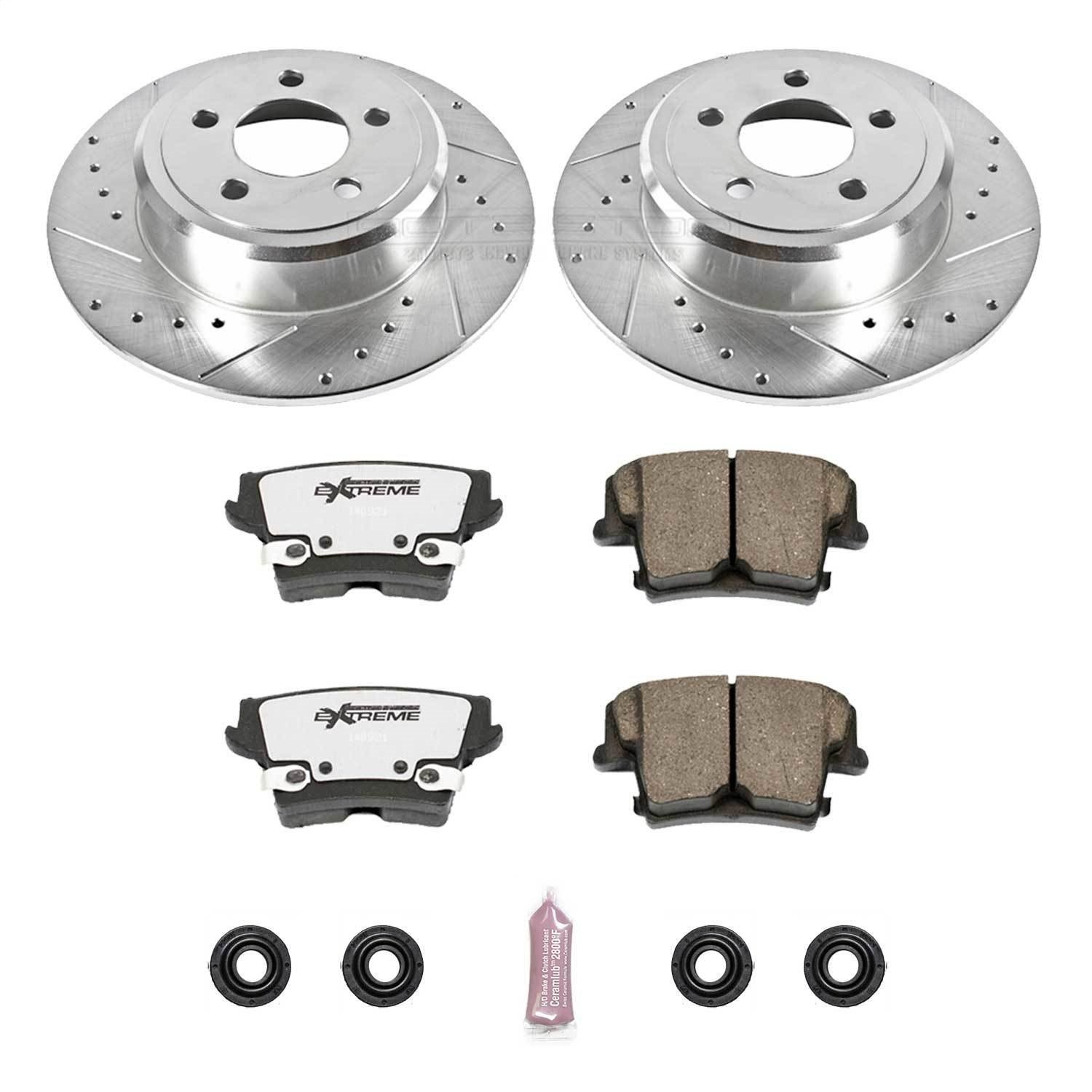Power Stop K1719-26 Street Warrior Z26 Brake Pad & Rotor Kit