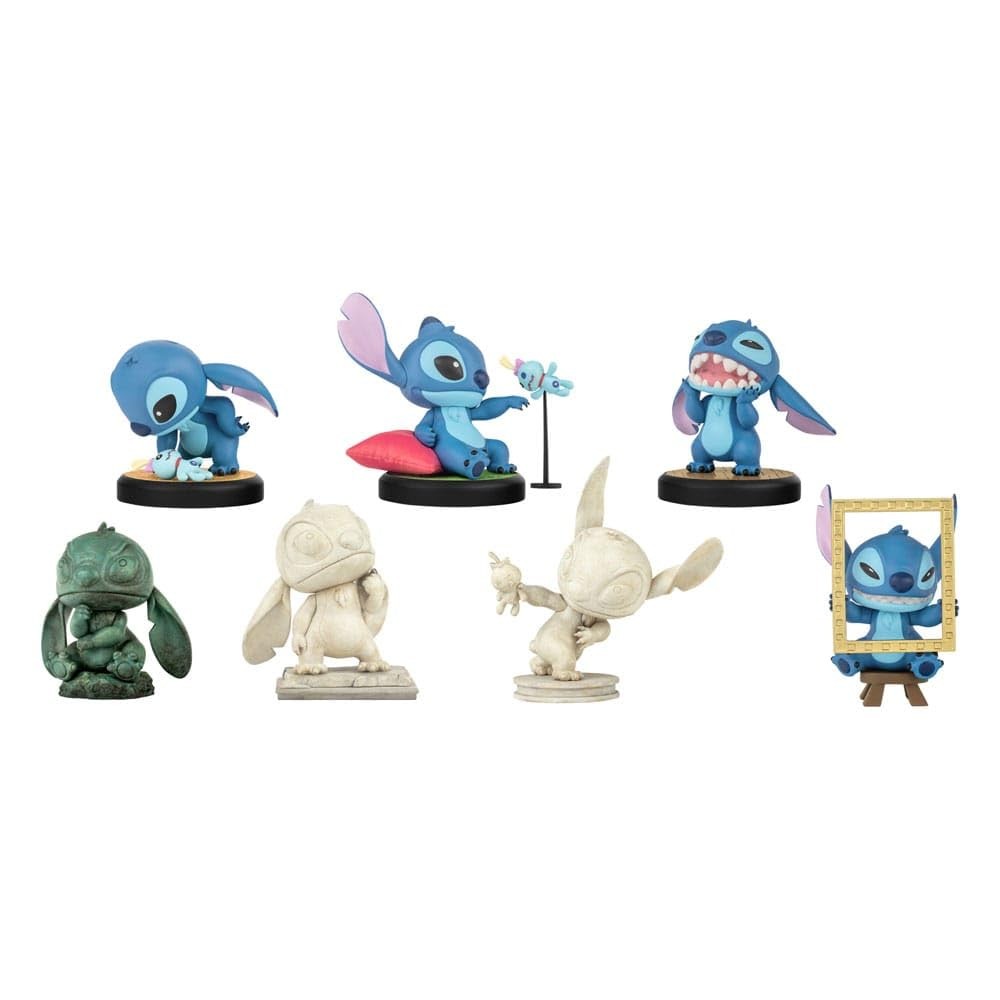 Lilo - Stitch Hero Box Art Gallery Series Mini Figures 8 cm Display (6)