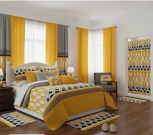 Linnet+Jacquard+Lace+Linen+Duvet+Cover+Set+Queen+BeigeJacquard+Banana+Leaves