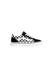 Vans UnisexChild Old Skool Shoes  Primary Check Black/White  Authentic New