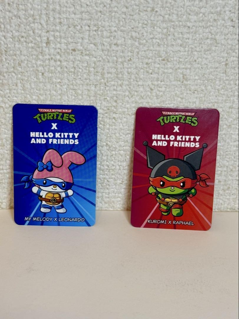 TMNT x Hello Kitty フィギュア 2体セット クロミ Kuromi x Raphael Hello Kitty TMNT Mini Figure USA | eBay