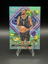 2024 Topps Cosmic Chrome Basketball Mikal Bridges Aqua Equinox Refractor 129/149