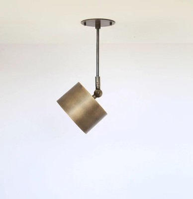 Modern Brass Ceiling Spotlight | Directional Pendant Light | UL Listed
