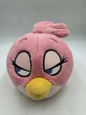 Angry Birds 10 Pink Stella Girl Bird Plush Stuffed Animal Toy Commonwealth 2012