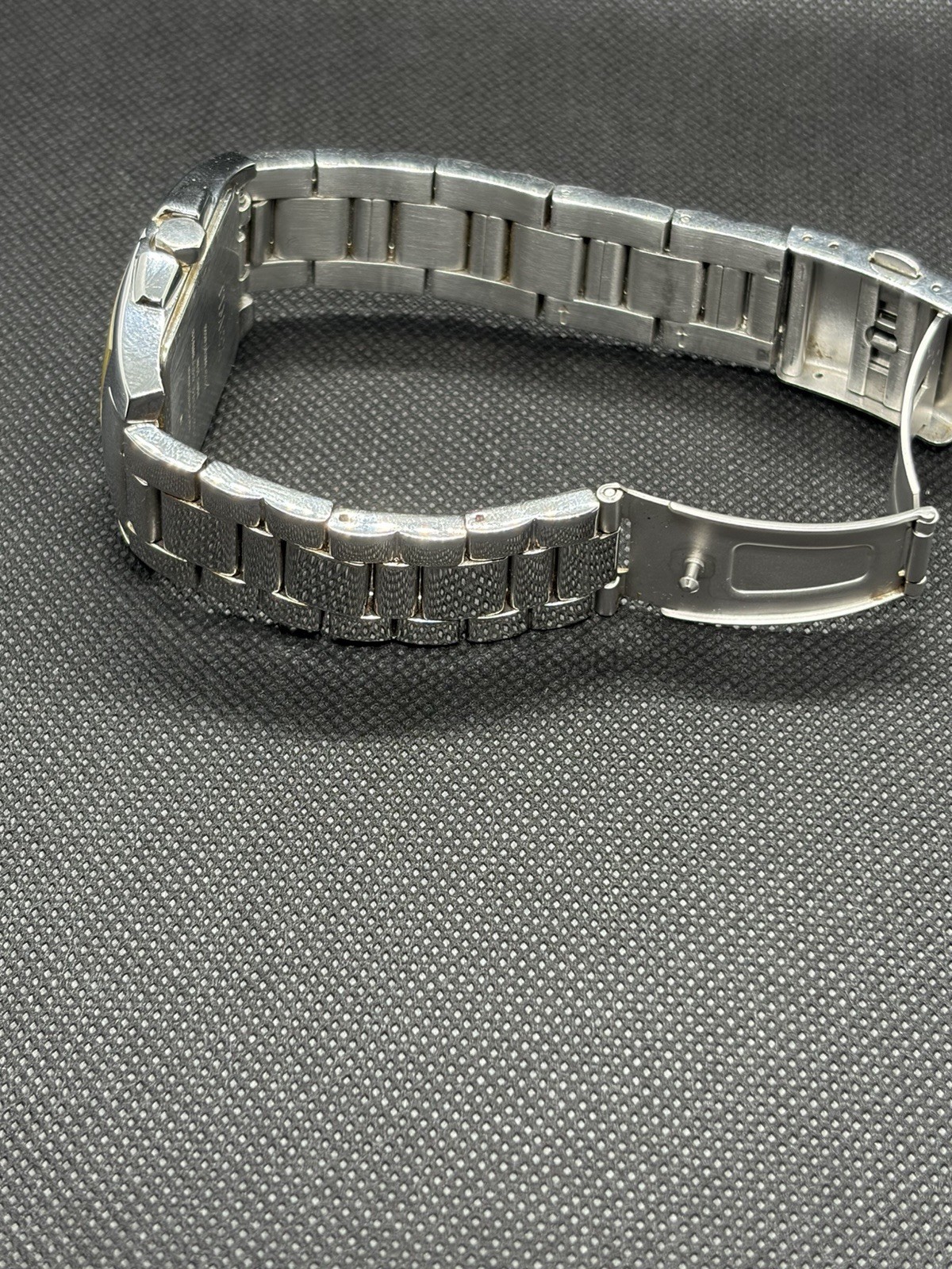 Timex Rectangular Quartz Men’s Watch Date Silver … - image 6