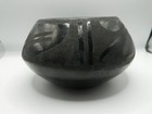 San Ildefonso Pueblo Black on Black Blackware Vessel Native American — photo 1