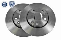 2X Bremsscheibe Vorne Vaico V46 80017 FÜR Dacia Passend FÜR Nissan Renault