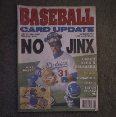 Plus Baseball Card Update Sept 1994 Mike Piazza Dodgers Hobby News Price Guide