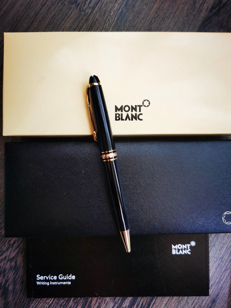 Montblanc Gold Finish Meisterstuck Classique Luxury Ballpoint Pen 164