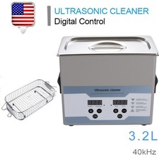 Ultrasonic Cleaner w LED Display Heater Timer 3.2L Sonic Machine New