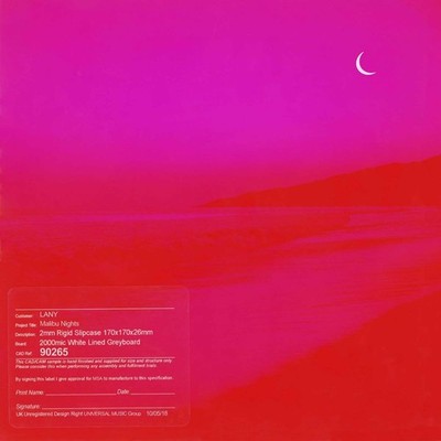 LANY MALIBU NIGHTS CLEAR VINYL LP