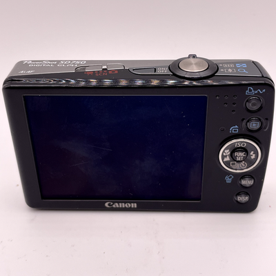 Canon PowerShot SD750 7.1MP Digital Camera Silver No Power Battery