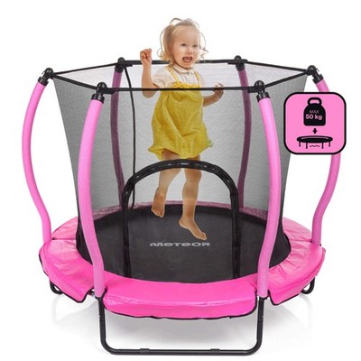 Trampolin Kinder Gartentrampolin MIT Netz SCHAUM TRP-70 140cm 4.5 FT bis 50 kg