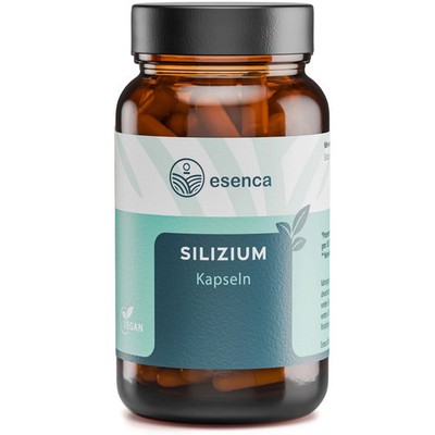 Silizium Kapseln Hochdosiert -120 Stück (240mg) - aus Bambusextrakt - Vegan