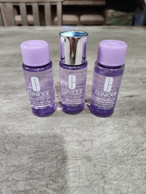 3 CLINIQUE TAKE THE DAY OFF MAKEUP REMOVER LIDS LASHES LIPS 1 OZ / 30 ML 1.7 Oz