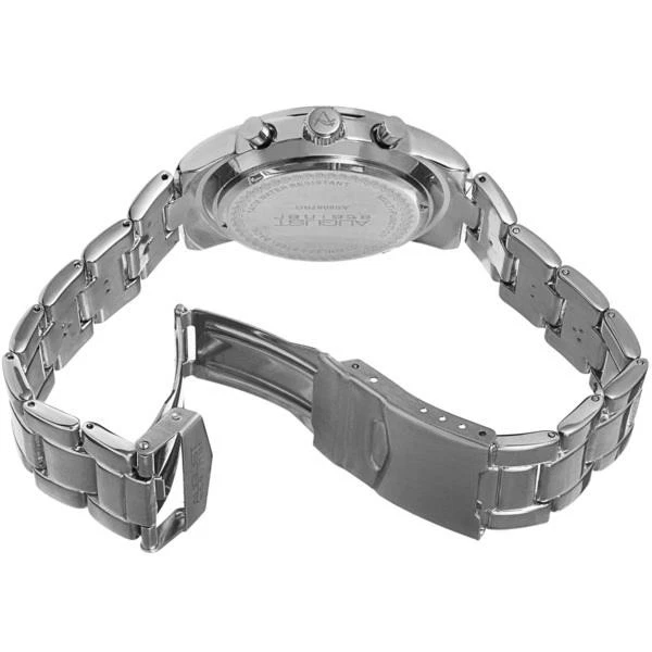 August Steiner AS8087SS Quarzo Svizzero Giorno Data Gmt Argento Donna Orologio - Immagine 2 di 4