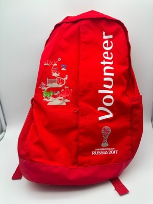 Rucksack Confederation Cup Russland 2017, Volunteer, rot, neuwertig