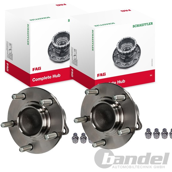 2X FAG RADLAGER-SATZ Hinten Passend FÜR CitroËN C4 Jeep Compass Mitsubishi ASX-image