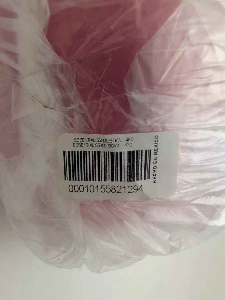 Línea de servicio Tubberware Essentials 4 cuencos rosas con tapas Foto 4 de 4