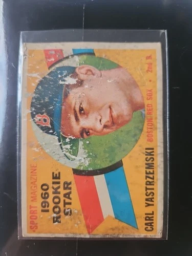1960 Topps - Sport Magazine 1960 Rookie Star Carl Yastrzemski #148 (RC)