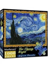 The Starry Night Jigsaw Puzzle, New By Max Renard, 1000 Pieces
