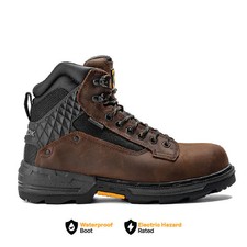 Pallet Jack 6" Plain Toe Waterproof Work Boot – Brown (by Chinook® Footwear)