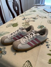 Adidas VL Court 3.0, White and Pink, 7.0