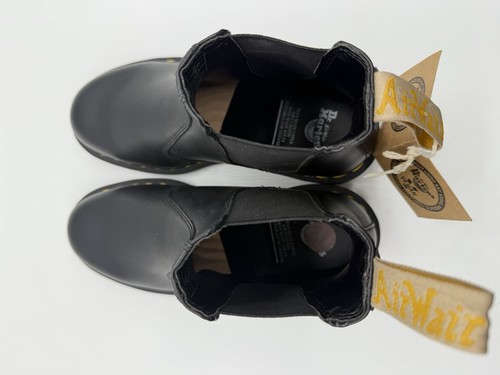 Dr. Martens Vegan 2976 Stivali Chelsea Nero Uomo Tg 8 Donna 9 - Foto 8 di 11