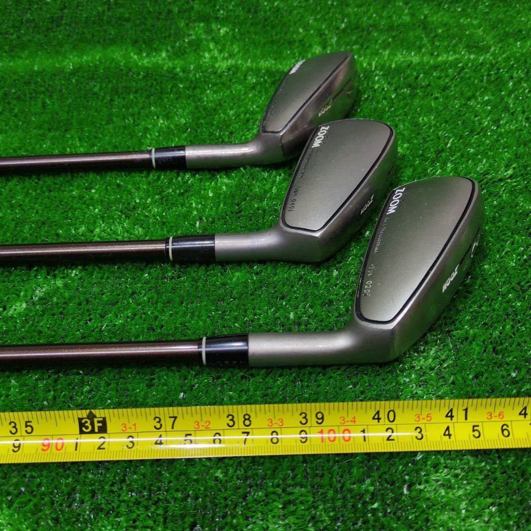 Pro Gear ZOOM type040i Iron Set 3-Pcs Titanium Head  Excellent