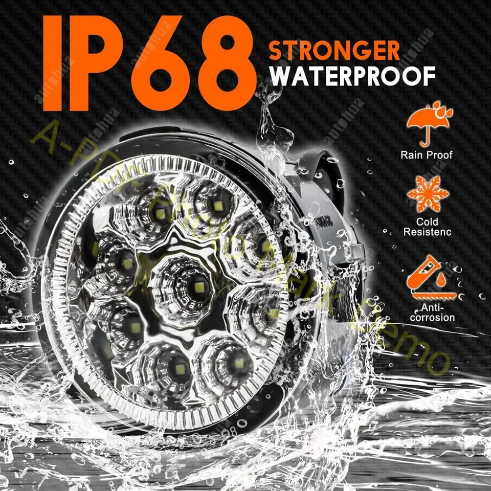 LED Fog Light For Infiniti M37 M56 11+ Front Bumper Lamps Clear Lens Fog Lights - Image 2 of 4