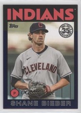 2021 Topps 1986 Topps Baseball 35th Anniversary Blue Shane Bieber #86B-37 uk2