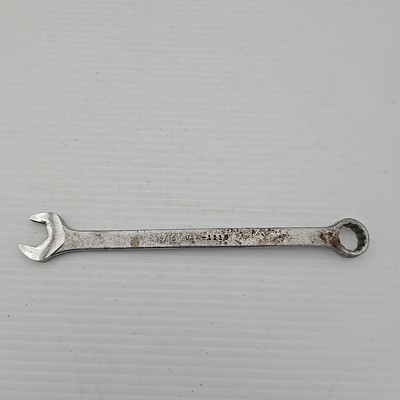 Vintage Wright Combination Wrench No. 1118  9/16
