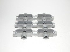  Lot of 6 Appleton Form 85 3/4" X Conduit Outlet Body Unilet