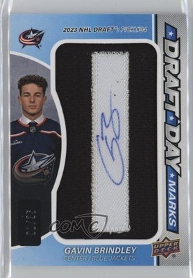 2024 SP Game Used Draft Day Marks /35 Gavin Brindley #DDM-GB Rookie Auto RC 1r1g