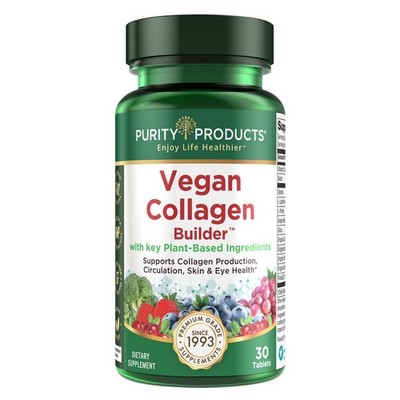 Vegan Collagen Builder - Organic Whole Foods Fruits + 30 Count (Pack of 1) 