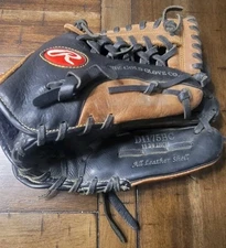 Rawlings Premium Series Brown Black 11 3/4” Baseball Glove Leather D1175BC RHT