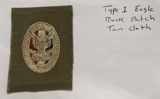 EAGLE SCOUT  TYPE 1 RANK BADGE