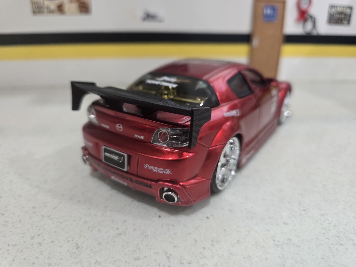Jada Option D 1:24 Scale Diecast Car Mazda RX8 Red | eBay