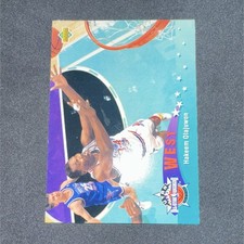 Upper Deck 1993 Hakeem Olajuwon #444 All-Star NBA Basketball Card Collection