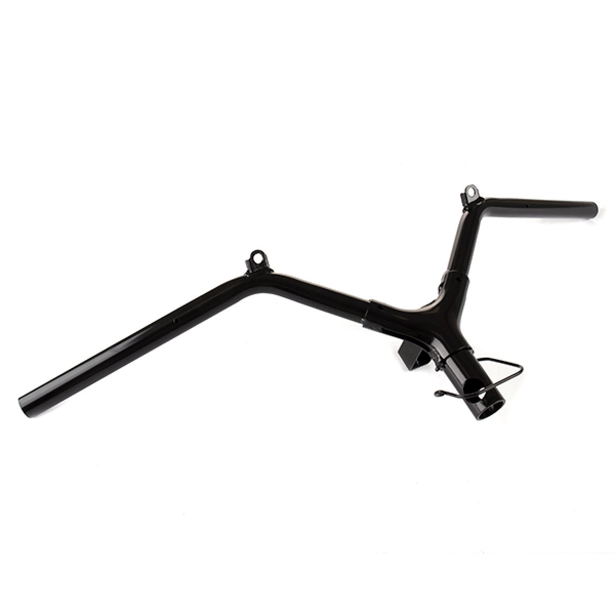 Handlebar for ZS125T-48 Black Steel Painted Easy Installation Scooter Bolt-On