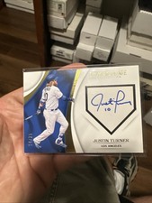 2017 Immaculate Collection Justin Turner Autograph Serial #’d /25 Dodgers
