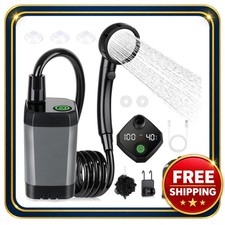 Portable Camping Shower Pump 6000mAh Rechargeable No Heating Function