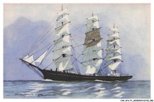 CAR-AFAP1-0044-BARCHE - Vela Quadrata A Tre Alberi