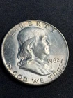 1962-D Franklin Half Dollar 50C 90% Silver Nice BU AU Coin
