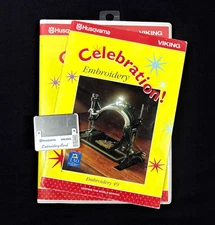 Celebration Embroidery Designs Card #49 for Husqvarna Viking Machines